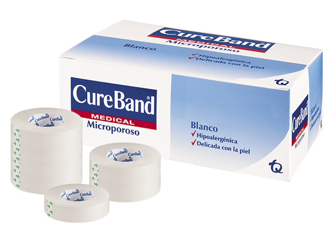 MICROPORE BLANCO X 1&quot; CURE BAND CX 12 ROLLOS