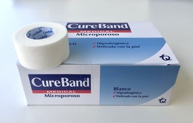 MICROPORE PIEL X 1&quot; CURE BAND