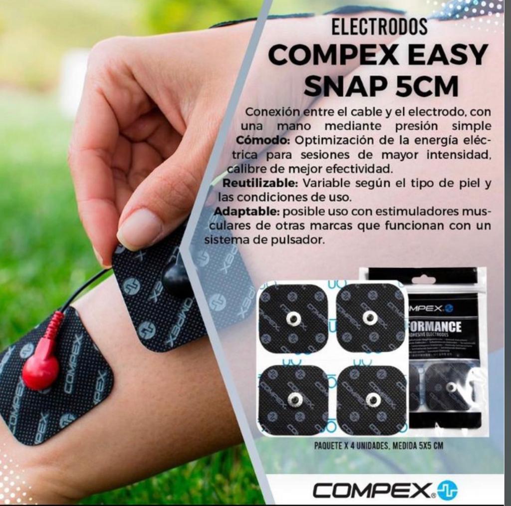 ELECTRODOS COMPEX CON BOTON 5X5