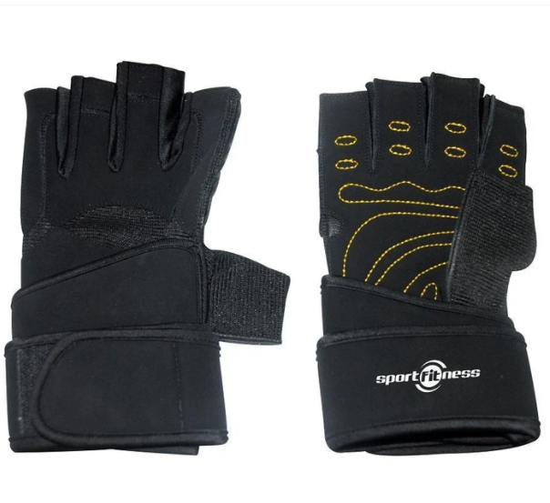 GUANTES DEPORTIVOS  DE LUJO NEGRO T M