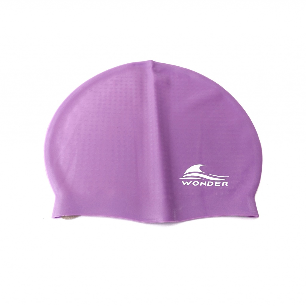 GORRO DE NATACION MORADO EN GEL WONDER