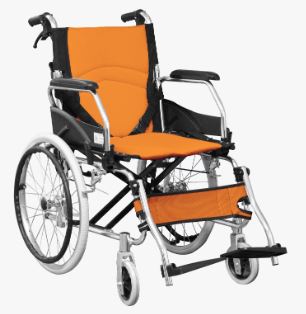 SILLA DE RUEDAS NARANJA PHYSIOTRAUMA