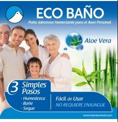 ECO BAÑO ALOE PAÑO 20CM X 20CM