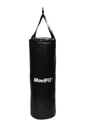 SACO DE BOXEO LISO NEGRO 1X0.3M MOVIFIT 50K.