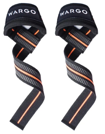 WARGO LIFTING STRAPS-BLACK-ORANGE