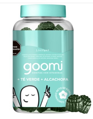 GOMAS GOOMI CON VITAMINAS+TE VERDE+ALCACHOFA