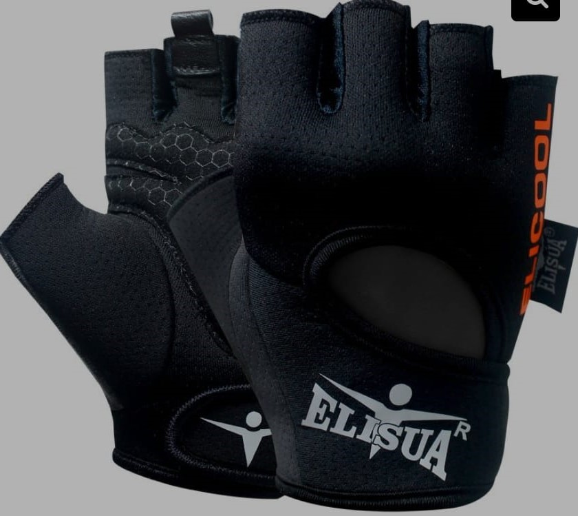 GUANTE ANTIDESLIZANTE ELISUA NEGRO/NARANJA  T:M