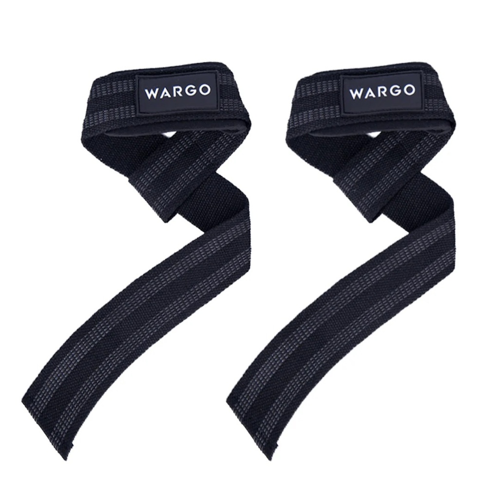 WARGO LIFTING STRAPS-BLACK-GRAY