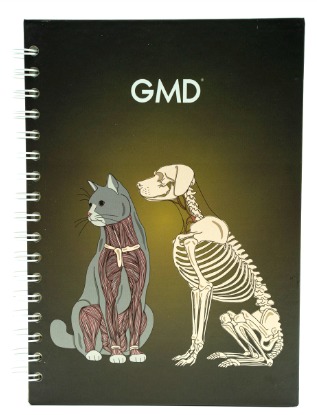 CUADERNO ARGOLLADO GMD PERRO Y GATO ANATOMIA