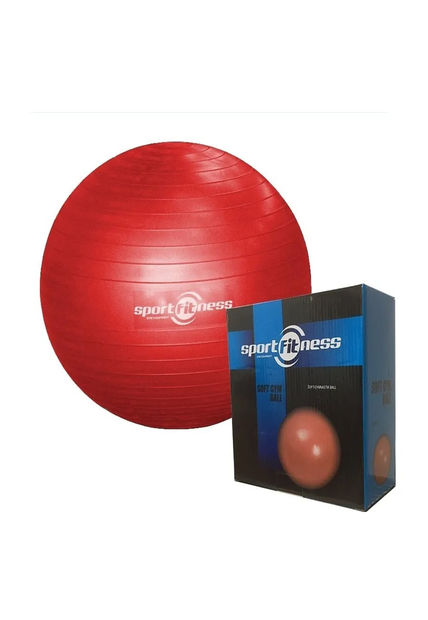 BOLA GIMNASIA 65 CM ROJO SPORTFITNESS