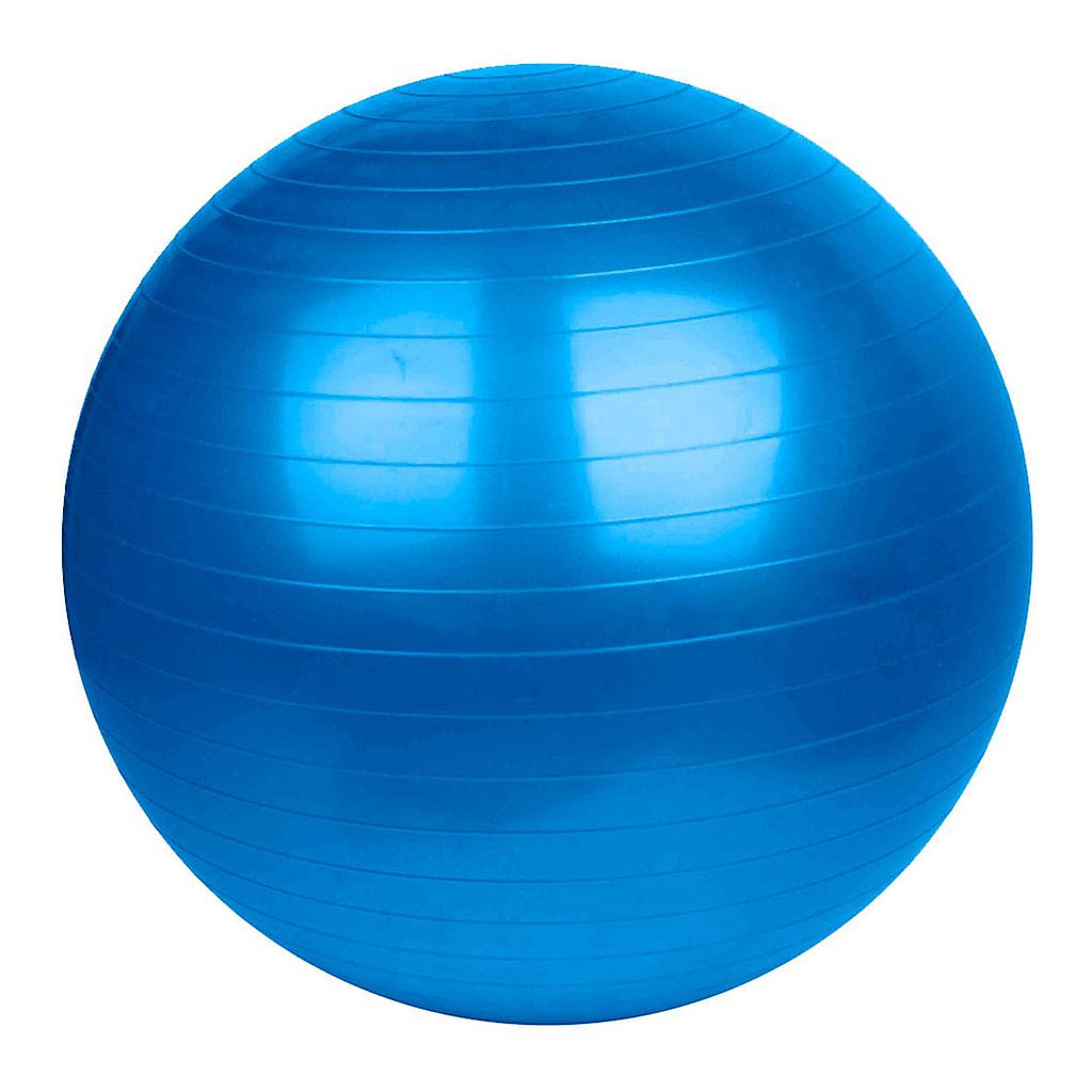 BOLA GIMNASIA 65 CM AZUL WONDER CON INFLADOR