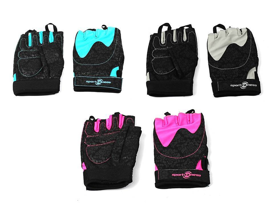 GUANTE DE GIMNASIO T:XS NEGRO/FUCSIA