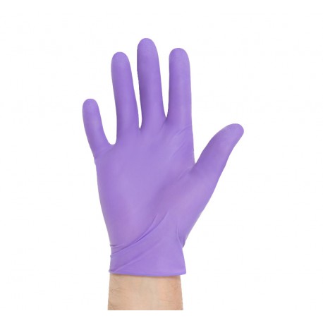 GUANTES DE NITRILO MORADO S CX100