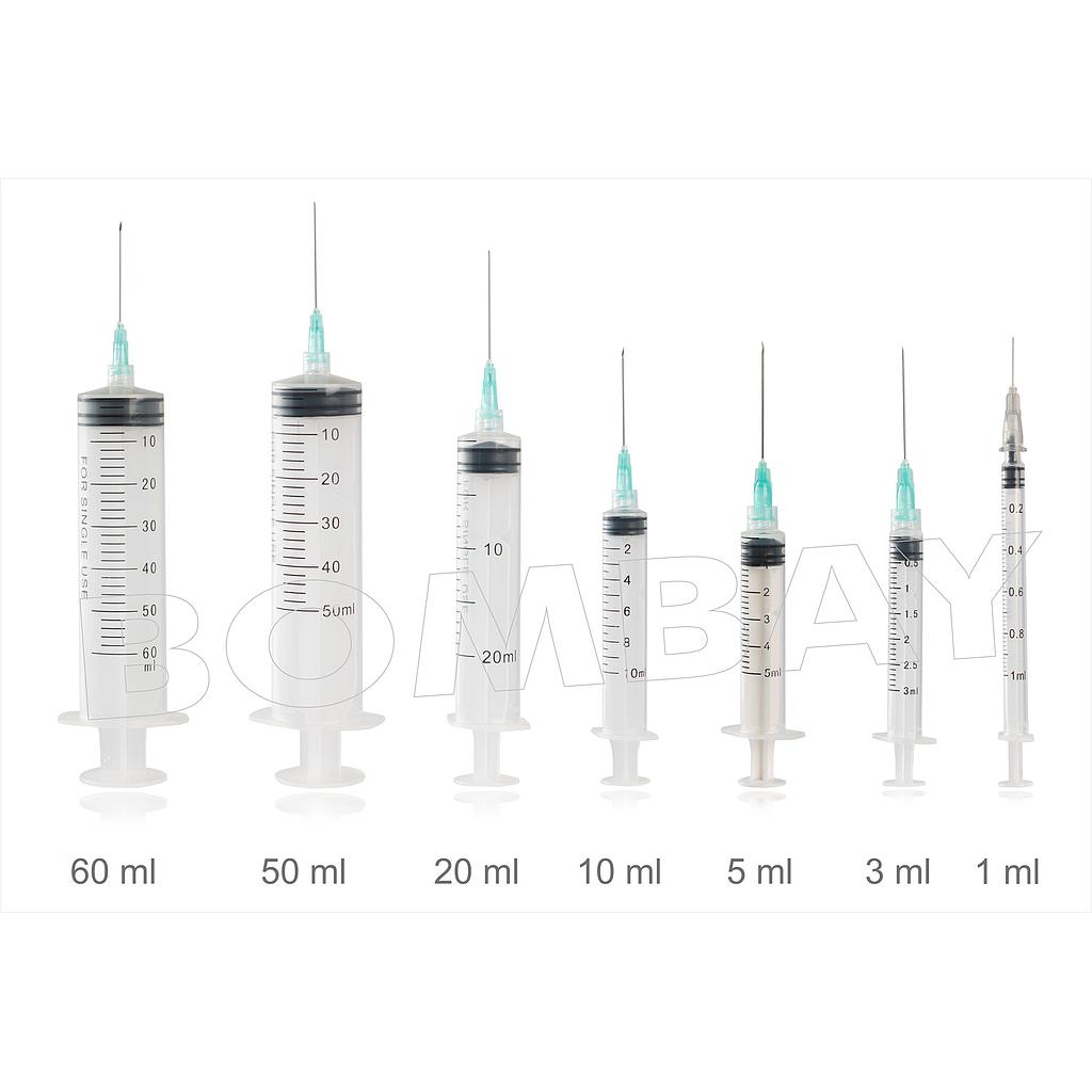 JERINGA 20ML 21GX1 1/2 CON AGUJA CAJA X UNID