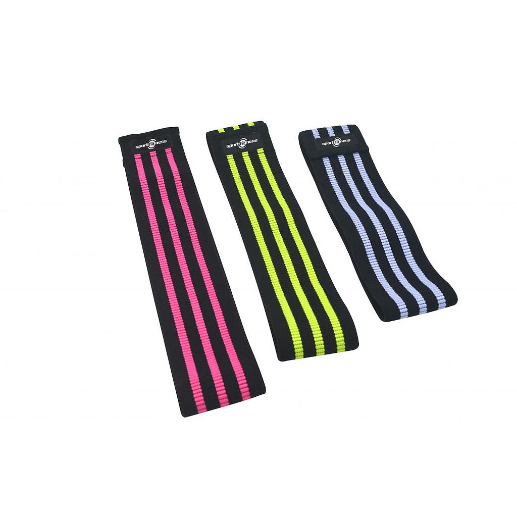 KIT BANDAS ELASTICAS EN TELA SPORT FITNESS