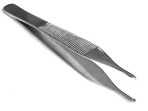 PINZA DE DISECCION ADSON CON GARRA 12CMS