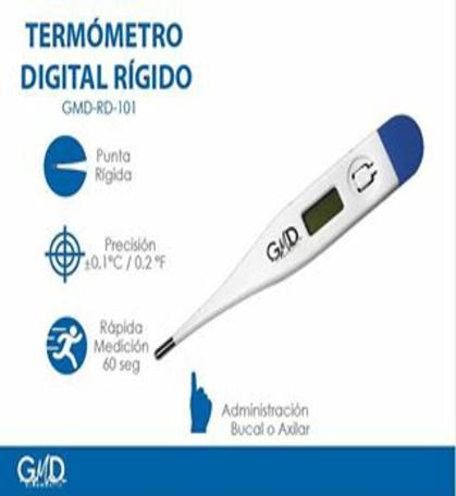 TERMOMETRO DIGITAL RIGIDO AZUL