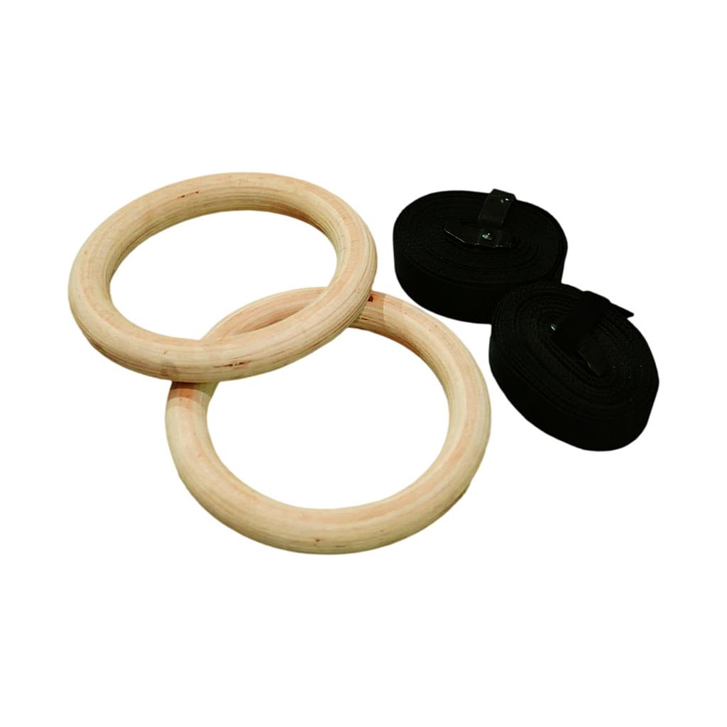 ANILLOS DE MADERA GIMNASIO 