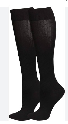 CALCETIN TRAVEL SOCKS      BLACK   MEDIUM