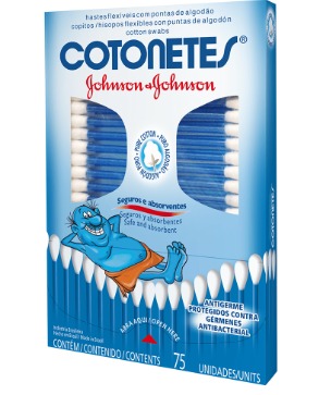 COPITOS X 75 COTONETES JOHNSON Y JOHNSON