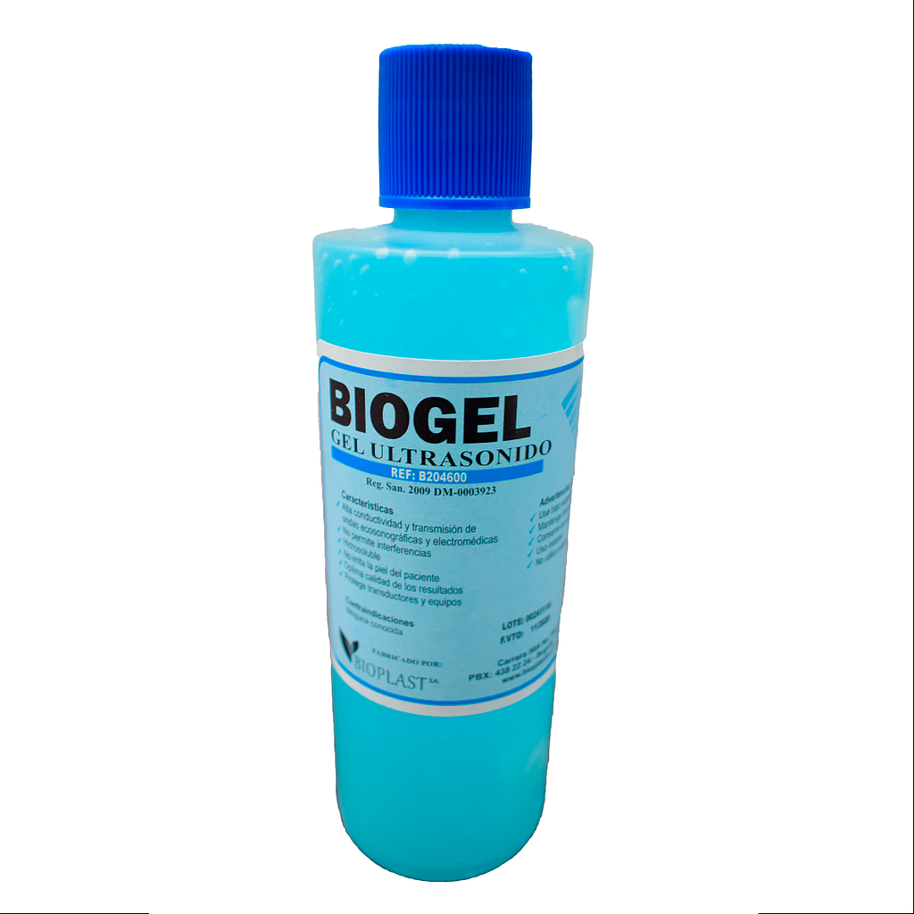 GEL CONDUCTOR  250ML BIOGEL