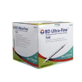 JERINGA 30 UNIDADES INSULINA PAQUETE X 10 UNIDADES MARCA BD