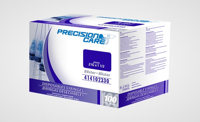 JERINGA PRECISION CARE 3ML 21GX1 1/2