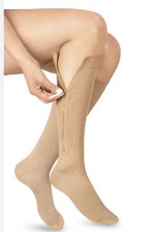 [7707670403584] MEDIA CREMALLERA CON PUNTA RODILLA 15-20 MEDI VARIC BEIGE T:M