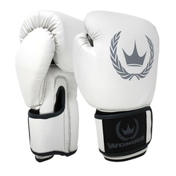 [GSP-2892-12-BL] GUANTES DEPORTIVOS  DE BOXEO WONDER T/12 BLANCO