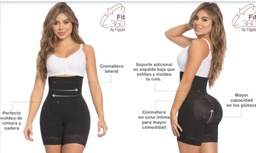 [11350NGXS] FAJA FIT 360 CIERRE INVISIBLE T:XS NEGRO