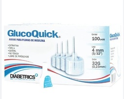 [7703153035761] AGUJA PARA LAPICERO INSULINA 32GX4MM GLUCOQUICK