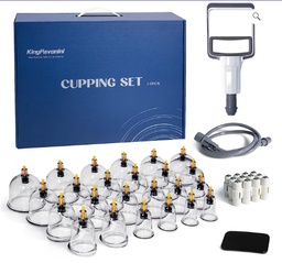 [B-X0031S4CRT] B-VENTOSA-VACUNTERAPIA-CUPPING X 24 PIEZAS PROFESIONAL