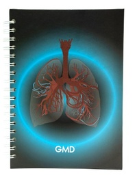 [GMD-NB-14] CUADERNO ARGOLLADO GMD PULMONES AZUL