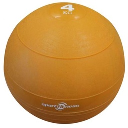 [071298] BALON DE PESO 4 KG CAUCHO NARANJA SPORT FITNESS