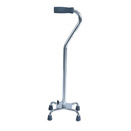 [KP4202-22] BASTON 4 APOYOS BASE PEQUEÑA COLOR CROMO