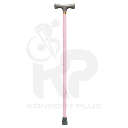 [KP4182-S1221] BASTON CON EMPUÑADURA EN T ROSADO