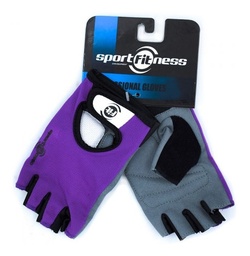 [815754MMORADO] GUANTE DE GIMNASIO/CICLISMO T:M MORADO