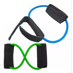 [7707299744327] ARO TUBULAR ELASTICO VERDE FITNESS TERAPIA CON SUJETADOR AP