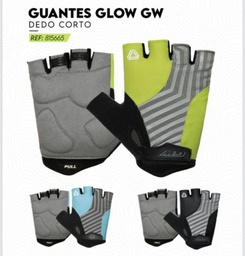 [815665LN/A] GUANTES DEPORTIVOS  CORTOS GLOW GW T:L NEGRO/AZUL