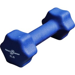 [071409] MANCUERNA 5LB EN NEOPRENO AZUL SPORT FITNESS